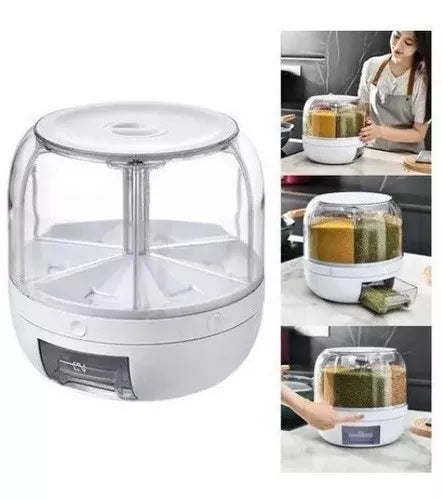 Dispensador De Alimentos Giratorio