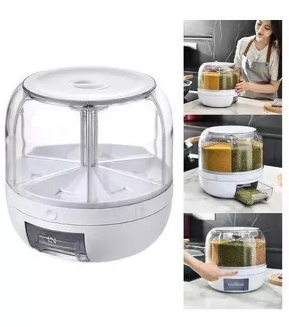 Dispensador De Alimentos Giratorio