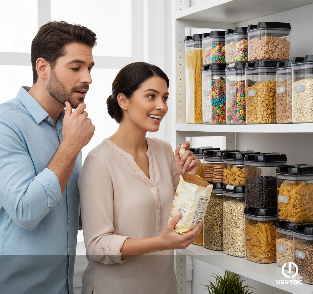 Set de 7 Recipientes Organizadores Herméticos para Alimentos